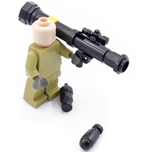 <span class=keywords><strong>Mortero</strong></span> de defensa aérea MK153 Bazooka, modelo WW2, accesorio de <span class=keywords><strong>arma</strong></span> militar del ejército, juego de bloques de construcción, juguetes de ladrillo para accesorio de soldado - Product Image 2