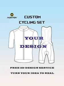 Monton tùy chỉnh OEM ODM xe đạp quần áo ropa ciclismo đường xe đạp mặc áo đi xe đạp quần short MTB thoáng khí đi xe đạp bộ cho Mens