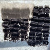 Extensions de cheveux péruviens bruts de grade 15A, ondulation naturelle, non traités, 100 % cheveux humains vierges, ondulation naturelle, super double drawn, en lot