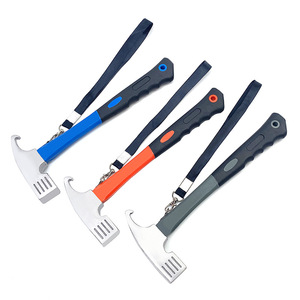 Martillo de Camping YTH Resistente con Removedor de Estacas para Tienda de Campaña, Martillo de Acero para Tienda de Campaña con Mango Recubierto de Goma y Correa de Sujeción - Product Image 6