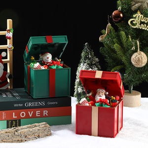 Caja de Música Luminosa Navideña, Adorno de Caja de Música Navideña, Caja de Regalo para Personas Mayores, Paquete de Regalo, Caja de Música de Regalo - Product Image 2