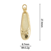 Pendentif Breloque de Bonne Qualité pour Fabrication de Bijoux, en Acier Inoxydable, Anti-ternissement, Cœur d'Amour Doré, Breloques DIY pour Colliers