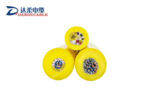 Câble flottant pour ROV sous-marin, conducteur en cuivre, fibre optique, flottabilité neutre, isolation en PE, gaine en polyuréthane, <span class=keywords><strong>Darou</strong></span> DR9001 - Product Image 3