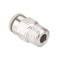 Raccords pneumatiques filetés nickelés YOUBOLI, joint KQ2H04, connecteur rapide pour tuyau d'air