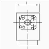 Wide Temperature Range RF Isolator 350m-9GHz 10W-100W Average Power Interface RF Isolator for Test Measurement