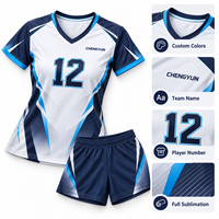 Maillot de volley-ball personnalisé pour femmes, manches courtes, design imprimé intégral, uniforme d'équipe sublimé, club et école, OEM