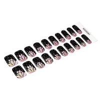 Nouveaux Wraps d'ongles en gel papillon DND Chrome Gel Polish, design printanier, avec lampe UV