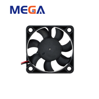 Ventilateur compact sans balais DC 50x50x10mm 0.12A 1.44W à roulement à billes pour ventilation industrielle
