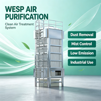 Precipitateur électrostatique industriel ESP, tour de purification humide pour le séchage des tambours des centrales d'asphalte et la purification des gaz de combustion