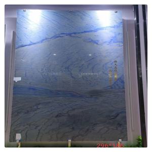 Losas Pulidas de Mármol Azul Macaubas de Lujo, Hechas a Medida para Revestimiento de Paredes - Product Image 5