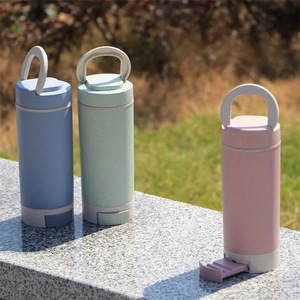 Eco Friendly Phone Holder Bouteilles D'Eau En Plastique Wheat <strong>Straw</strong> <strong>Water</strong> <strong>Bottle</strong> With Custom Logo - Product Image 6
