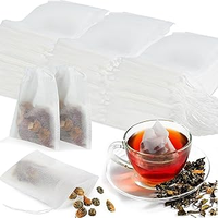 Sachets de thé vides non tissés avec ficelle pour thé en vrac, sachets de bain, médecine chinoise, cuisson et infusion