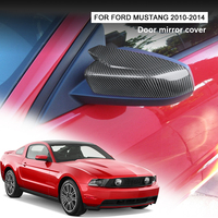 Accessoires extérieurs de voiture ES couverture de rétroviseur accessoires en Fiber de carbone pour Ford Mustang 2010-2014