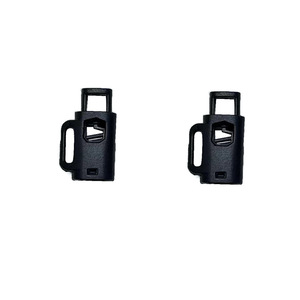 Gancho de plástico para cordones de zapatos, de un solo orificio, hebilla elástica ajustable, duradero para zapatos - Product Image 2