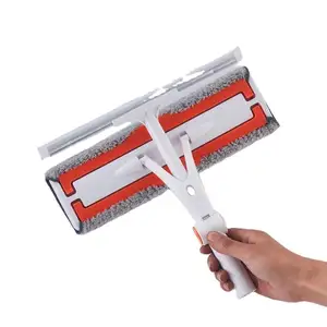 Wholesale House window extendable aluminum alloy rod and handle squeegee for cleaning windows glass showers autos and mirrors