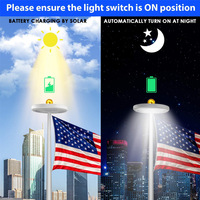 Lampe solaire à piquet 128 LED IP67 étanche Ra80 avec télécommande, alimentée par batterie, pour extérieur, camping, jardin, Noël, 4100K neutre