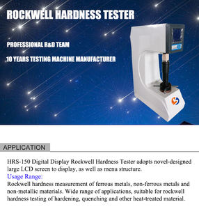HRS-150 dijital ekran taşınabilir Rockwell sertlik test cihazı - Product Image 6