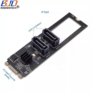 Adaptador de Expansión con Conector 2 * 3.0 a Interfaz NGFF M.2 Key B+M, Tarjeta Riser de 6Gbps para Disco Duro - Product Image 1