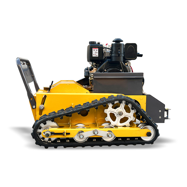 Latest Design Self-propelled Tracked Lawn Mower Gasoline Automatic Remote Control Lawn Mower