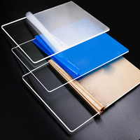 Feuilles de plastique acrylique Transparent, verre plexiglas 1220x2440mm pour l'affichage