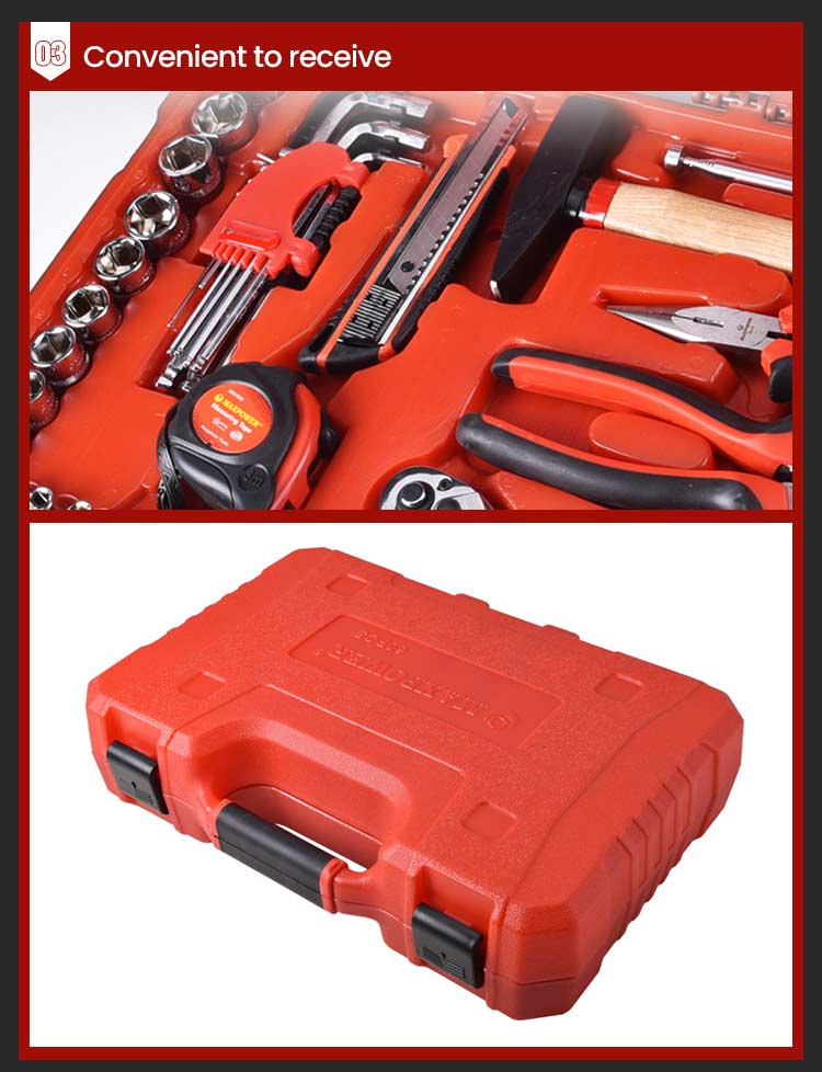 Hand Tool Set Portable Home Repairing Tool Kit Toolbox Outlet