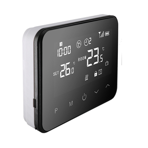 CE Europe Heat <b>Pump</b> or Boiler Thermostat Touch Smart RF Wireless ABS Plastic Flexible Energy Saving for HVAC Systems - Product Image 3
