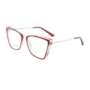 Monturas de Gafas Cat Eye FalaiEr Tr90 53-18-140 con Protección de Luz Azul, Gafas Ópticas Unisex - Product Image 4