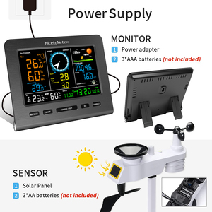 Station météo sans fil Wi-Fi FT0366WF-020T, fonction 5-en-1, <span class=keywords><strong>mesure</strong></span> la vitesse du vent, la direction du vent, les précipitations, la température, l'humidité - Product Image 6