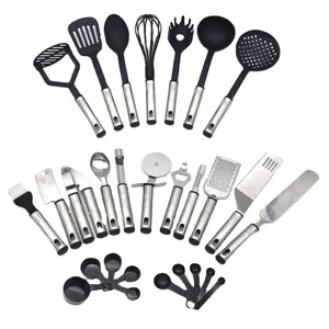 De gros 20 cuisine gadgets-RTS Gadgets de cuisine, outils de cuisine, ustensiles en Nylon, ustensiles en acier inoxydable, ensembles d'accessoires de cuisine