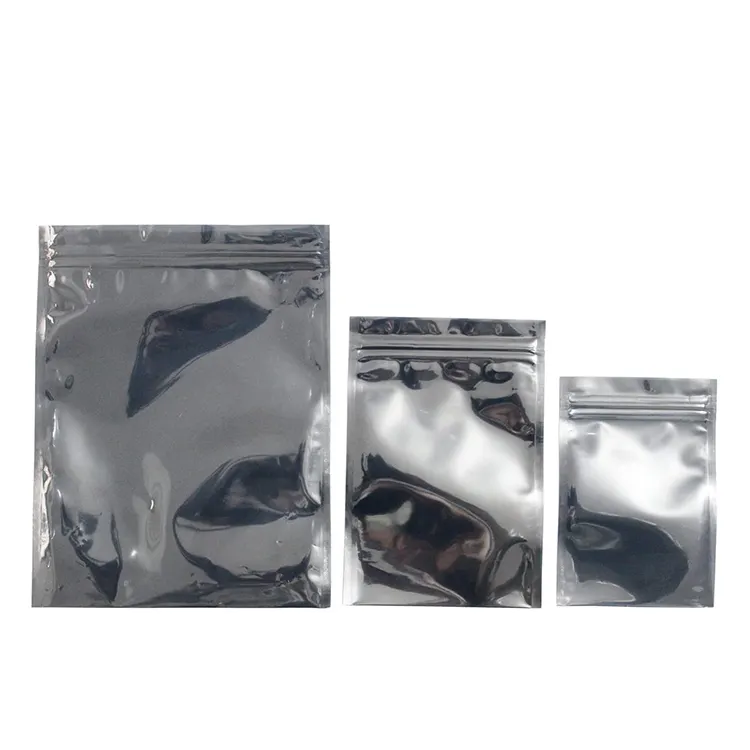 Il pcb in plastica schermante extra large protegge i sacchetti antistatici con cerniera di stoccaggio esd per processori