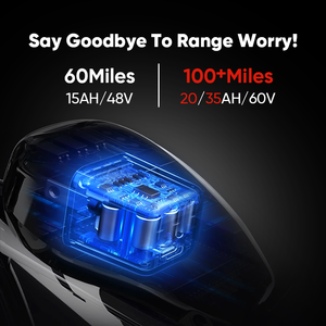 2000W tất cả các địa hình TANDEM e-xe đạp hai chỗ ngồi phiêu lưu Cruiser 20Ah Pin & LCD hiển thị cổ điển Xe đạp điện cho leo núi - Product Image 3