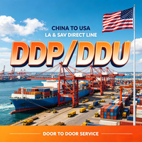 Service d'expédition maritime Chine-USA DDP/DDU pour importateurs, entrepôt autogéré, temps de transit rapide