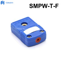 Connecteur thermocouple de surface SMPW Mini OEM/ODM IP65 mâle et femelle de type T, prise à broches plates pour haute température