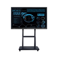 Tableau blanc interactif HONGNUO 75 pouces grand format avec écran tactile pour réunions hybrides et équipes à distance, OEM