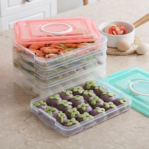 Boîte de rangement Portable pour boulettes, récipient de stockage pour aliments en plastique avec couvercles hermétiques et poignée - Product Image 3