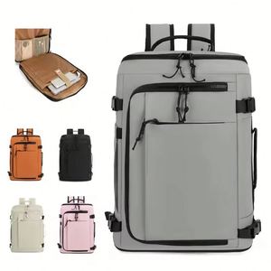Unisex Lightweight <b>Flight</b> Approved Waterproof Geometric Pattern Zipper Travel Back Pack for School Daily Use Laptop <b>Backpack</b> - Product Image 1
