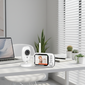 Monitor para Bebés con Visión Nocturna HD 720P, Detección <span class=keywords><strong>de</strong></span> Movimiento y Canciones <span class=keywords><strong>de</strong></span> Cuna - Product Image 1