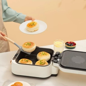 Dual-Sided 1/2 Elétrica Frigideira Multifuncional Doméstico Duplo-Aquecido Aprofundamento Frigideira Panqueca Panela Quente Pot BBQ Grill - Product Image 2