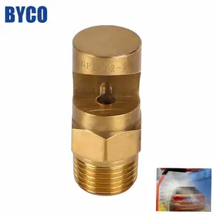 BYCO Supplier Customized Water Truck Wide angle Brass Flat Fan Spray Head Nozzle