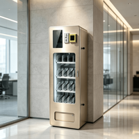 Distributeur automatique intelligent à écran tactile YCF, SDK, gestion basée sur le cloud, combo snacks et boissons, paiement par carte de crédit