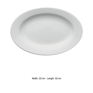 Bandeja Ovalada Lubiana Kaszub Hel 33 x 23 cm para Restaurante, Catering, Suministros para Hoteles, Venta al por Mayor - Product Image 3