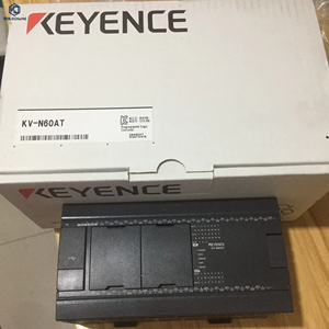 KEYENCE รุ่น KV-N60AT หน่วยควบคุมหลักแหล่งจ่ายไฟ AC เอาต์พุตลำดับทรานซิสเตอร์24ช่องสัญญาณ RS-232C สำหรับ PLC ซีรีส์ KV Nano รุ่น KV N60AT - Product Image 1