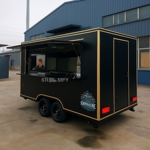 Camion de service mobile personnalisé pour cuisine, glaces et café, avec fenêtre de vente, pour la vente de nourriture de rue - Product Image 2