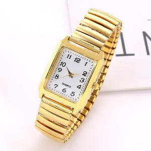 Reloj de Pulsera Elíptico con Correa de Resorte D-06019, Reloj de Cuarzo Digital Grande y Clásico para Hombre Mayor, Ideal para Regalos - Product Image 2