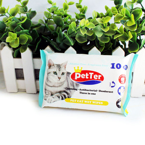 OEM perro <span class=keywords><strong>antibacteriano</strong></span> <span class=keywords><strong>desodorante</strong></span> toallitas Animal toallitas para toallitas hipoalergénicas - Product Image 3