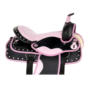 SAISHAS Lightweight Durable Comfortable Premium High Quality Customizable Western Synthetic Barrel Racing Saddle Set Rodeo Trail - Product Image 1