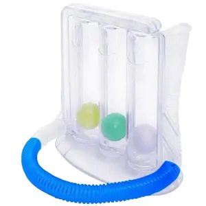 Dispositivo Médico portátil de 3 bolas, espirómetro de pulmones, ejercitador para ejercicio de pulmones