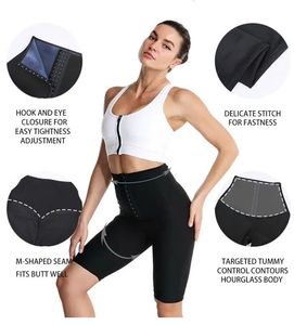 Pantalon de sport sauna amincissant en spandex <span class=keywords><strong>noir</strong></span> uni <span class=keywords><strong>anti</strong></span>-<span class=keywords><strong>cellulite</strong></span> pour le yoga et la gym, marque privée, en promotion - Product Image 5