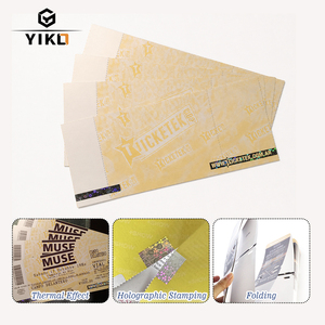 <span class=keywords><strong>Billet</strong></span> thermique personnalisé pour borne de billetterie, portable pour l'extérieur, pour l'accès aux sites touristiques, avec code-barres holographique et passe d'entrée - Product Image 1