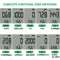 Haute qualité 10-en-1 PH mètre testeur de qualité de l'eau stylo TDS/Temp/EC/H2/ORP/S.G détecteur de conductivité moniteur outil de mesure de pureté